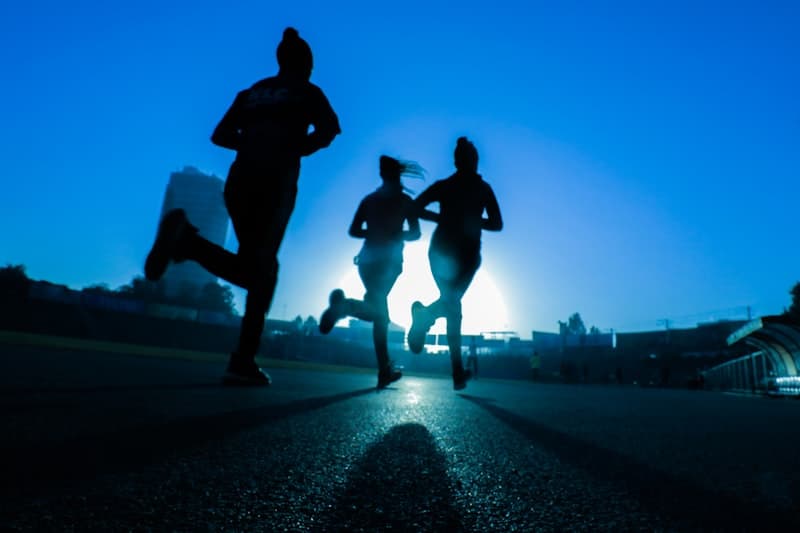 Founders jogging together on a morning run in Vancouver